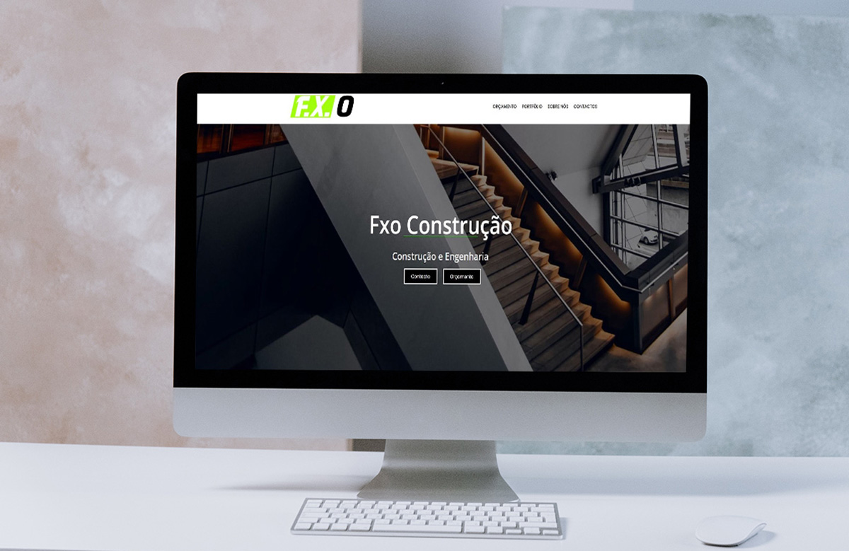 FXO construção - Criação de sites profissionais